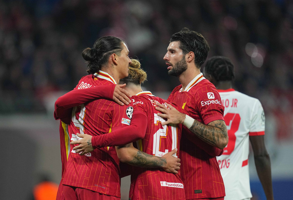 包含莱比锡红牛横扫利物浦，门迪扛起全队的词条